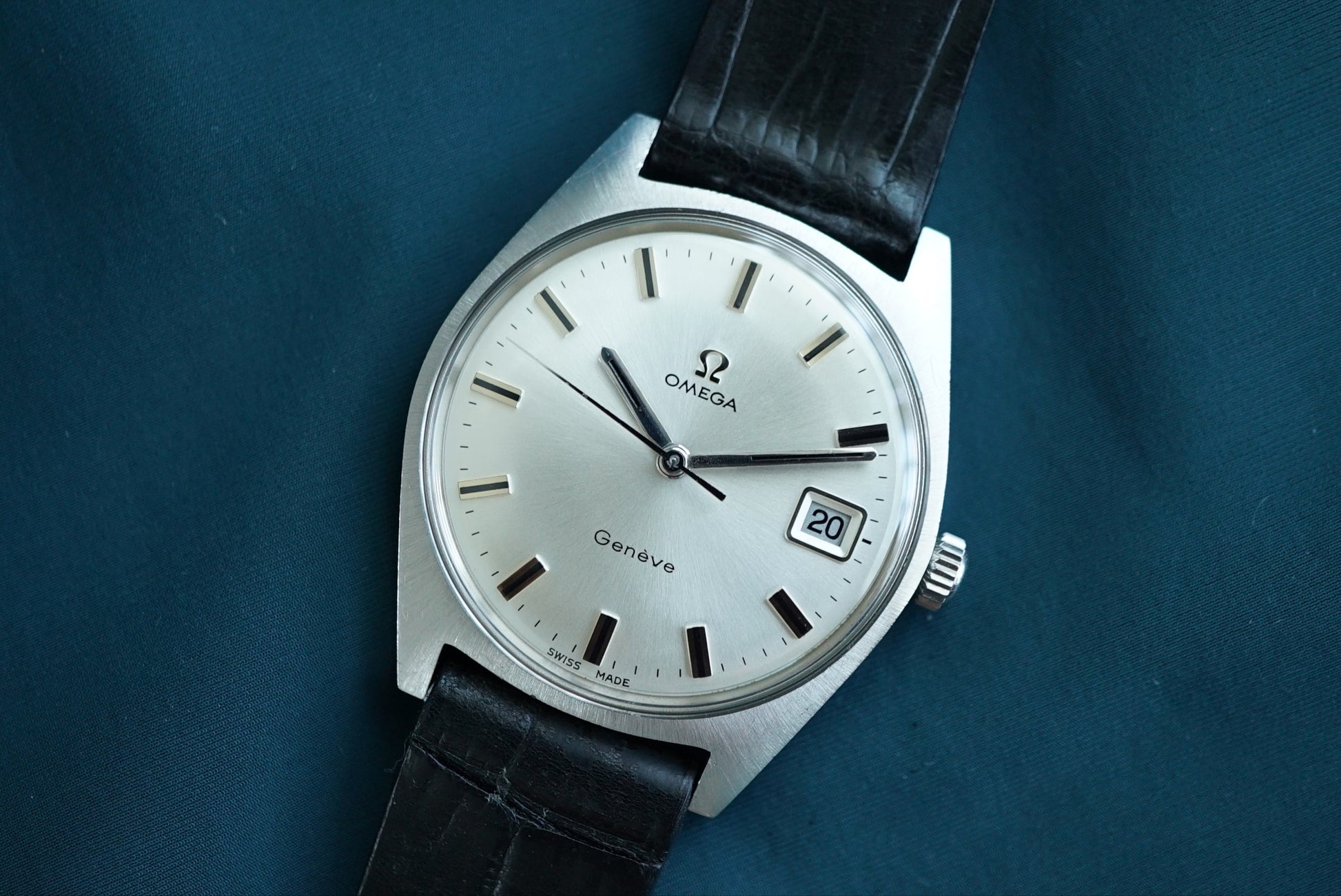 Omega Geneve Date ref 136.041 from 1969/1973 - FULL SET Box & Papers