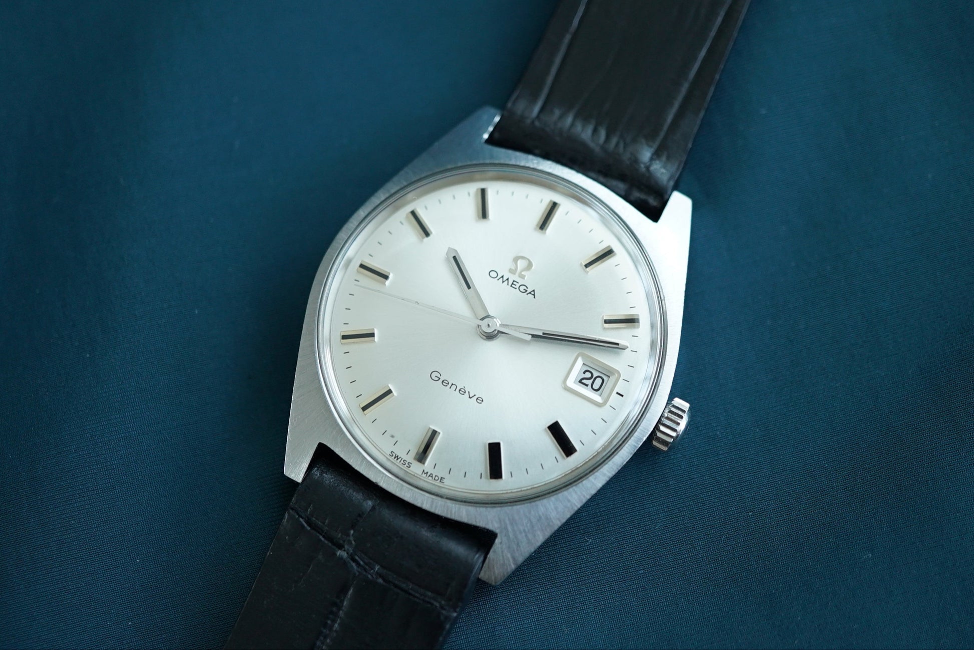 Omega Geneve Date ref 136.041 from 1969/1973 - FULL SET Box & Papers