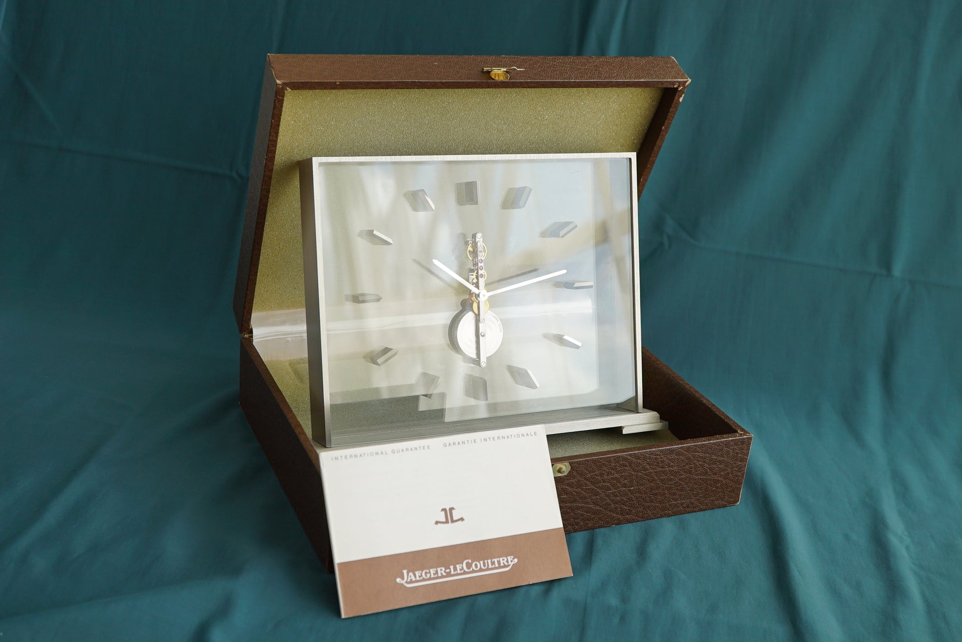 Jaeger-LeCoultre Golden Bridge LARGE Skeleton Table Clock - Box & Papers