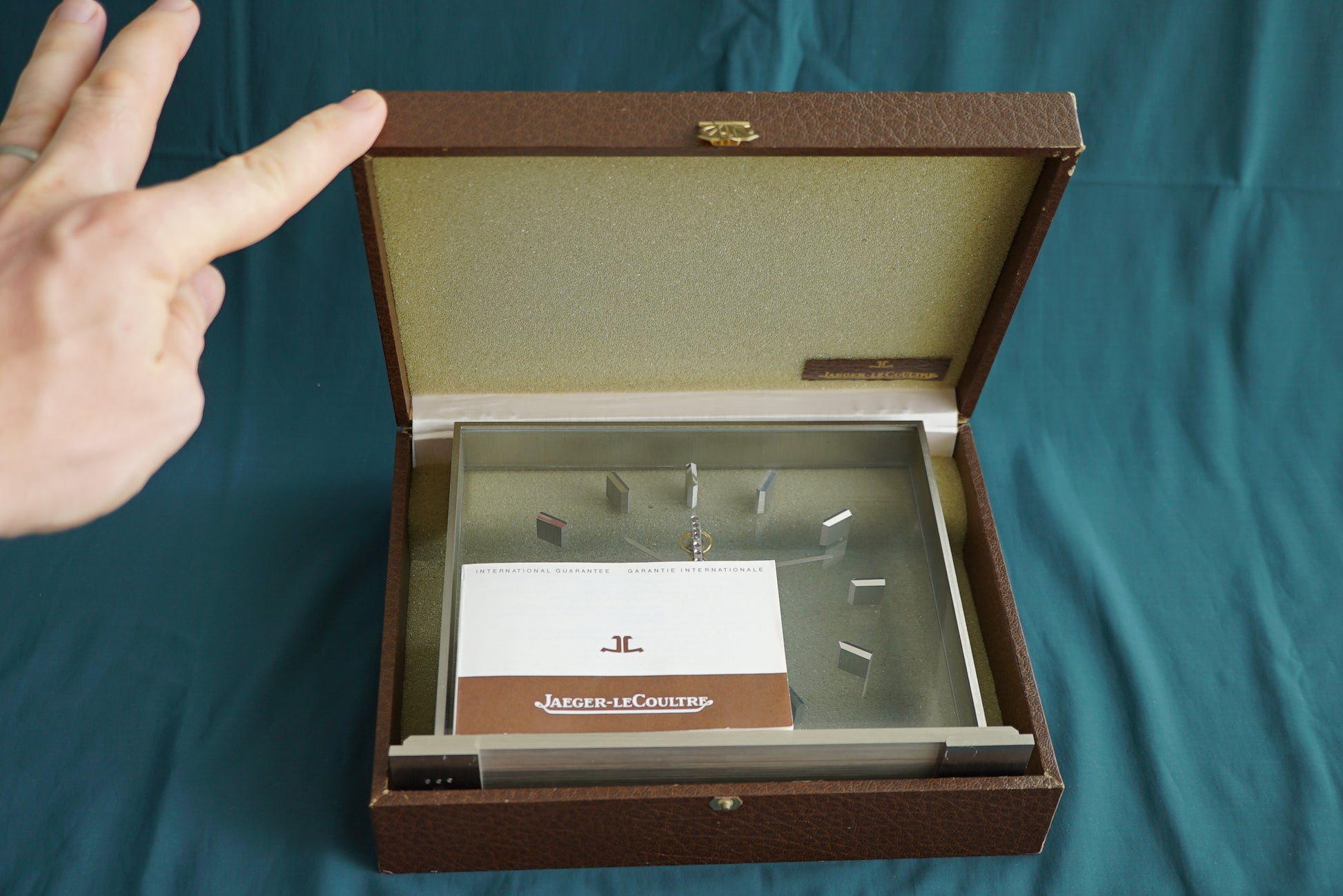Jaeger-LeCoultre Golden Bridge LARGE Skeleton Table Clock - Box & Papers