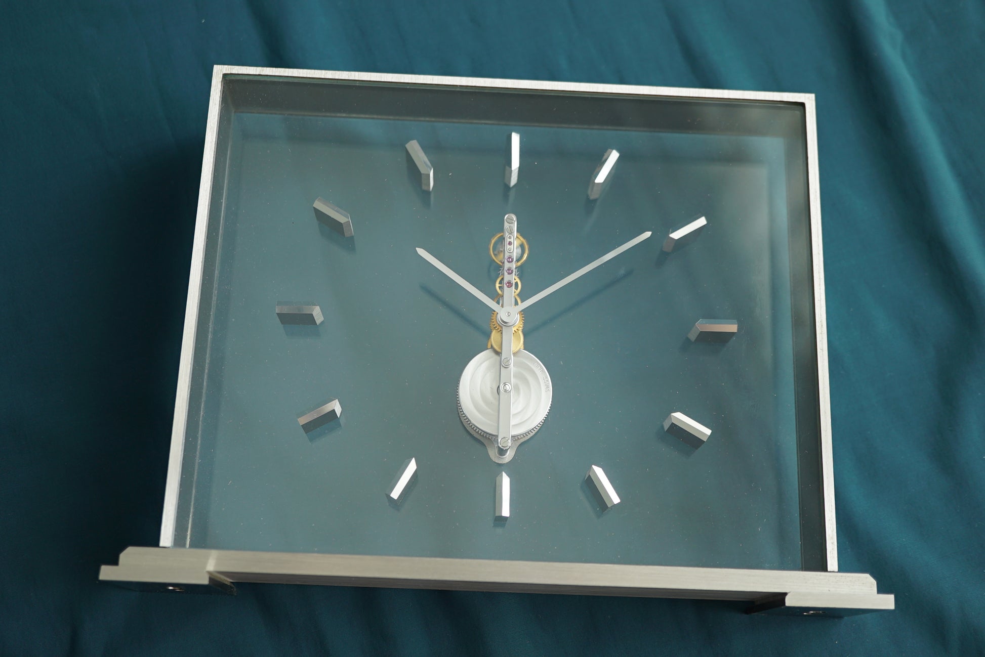 Jaeger-LeCoultre Golden Bridge LARGE Skeleton Table Clock - Box & Papers