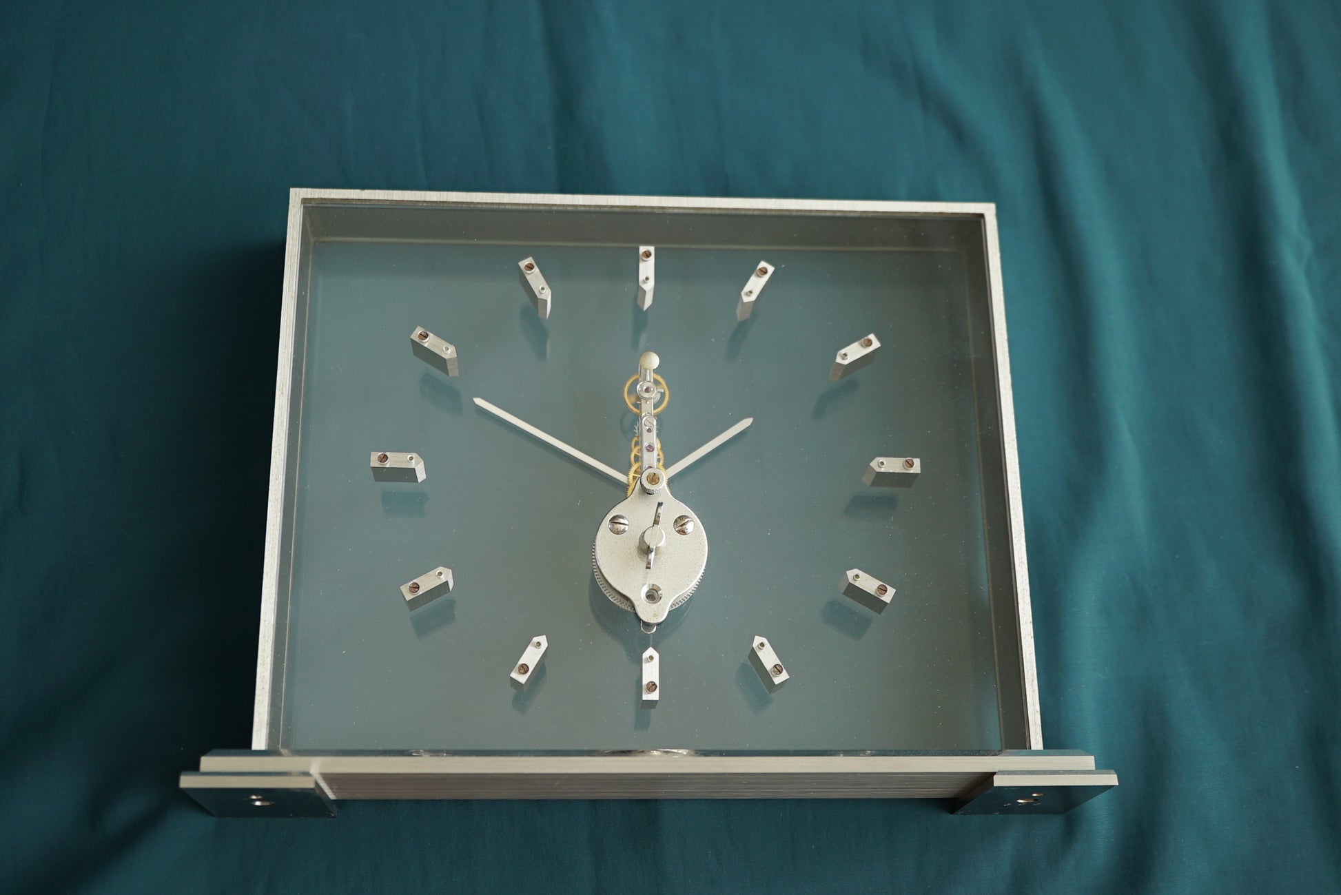 Jaeger-LeCoultre Golden Bridge LARGE Skeleton Table Clock - Box & Papers