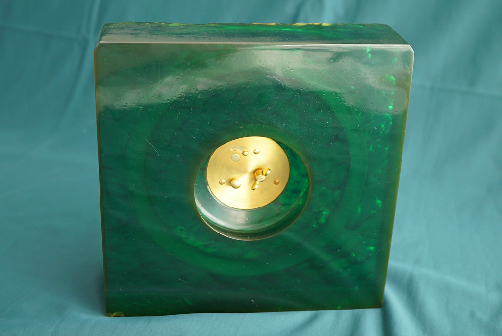 Jaeger-LeCoultre Glass Table Clock w Box