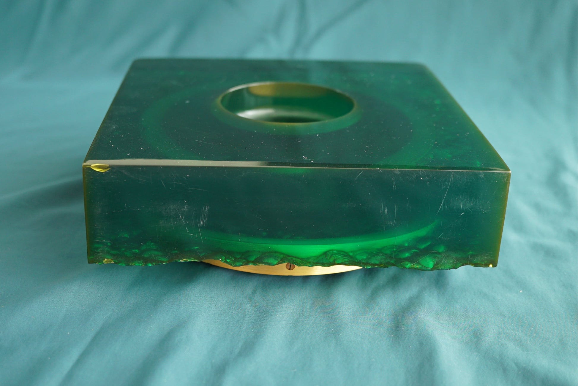 Jaeger-LeCoultre Glass Table Clock w Box