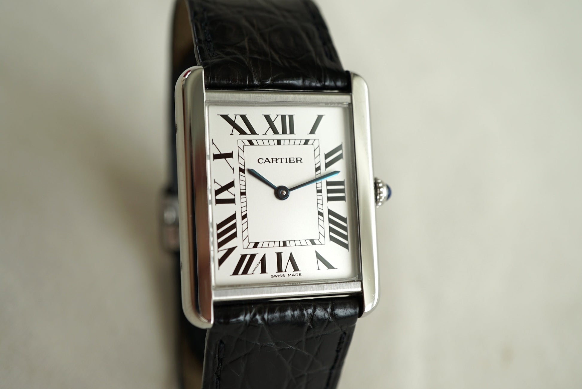 Cartier Tank Solo Large ref 2715 (W1018355) - Box & Papers from 2007