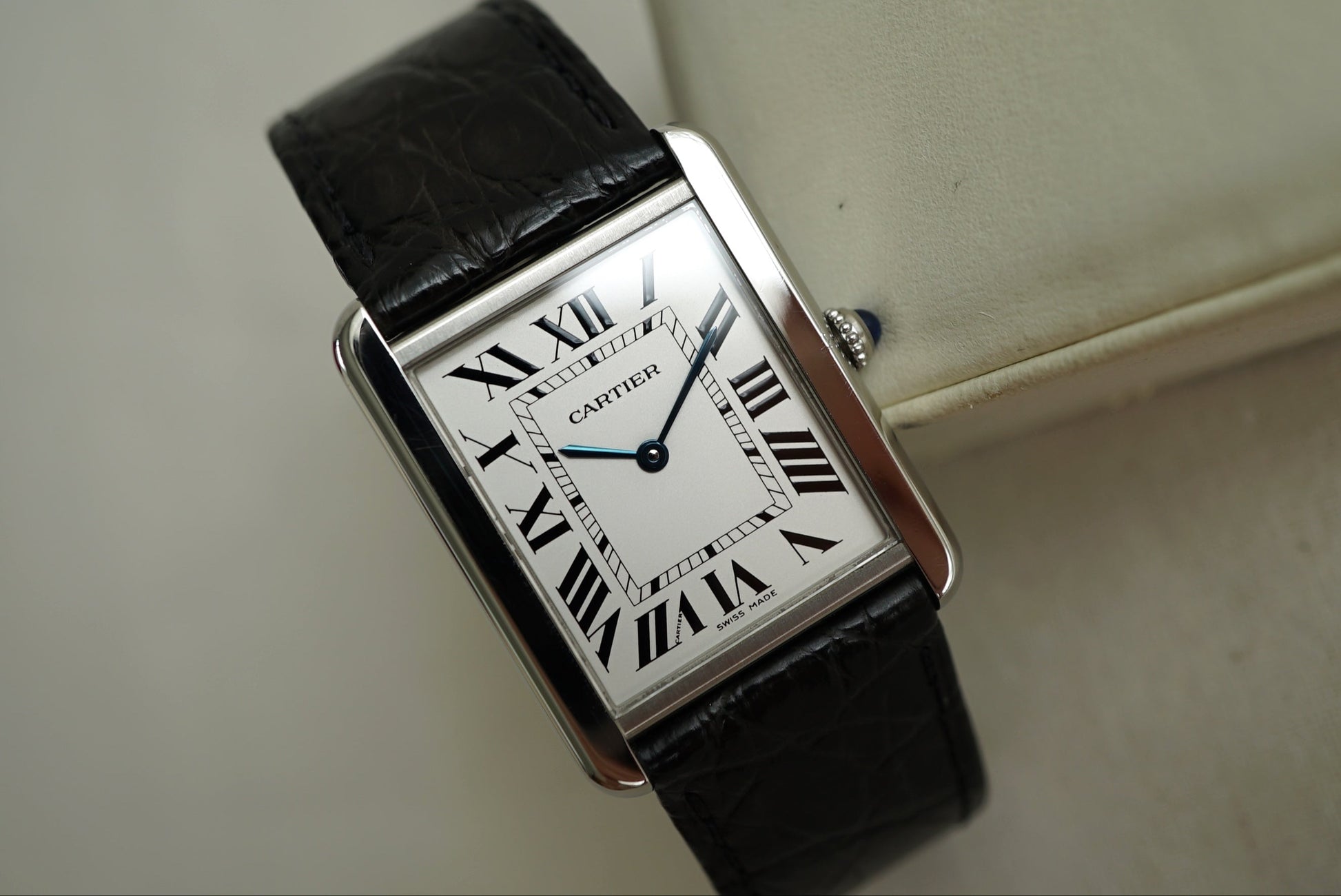 Cartier Tank Solo Large ref 2715 (W1018355) - Box & Papers from 2007