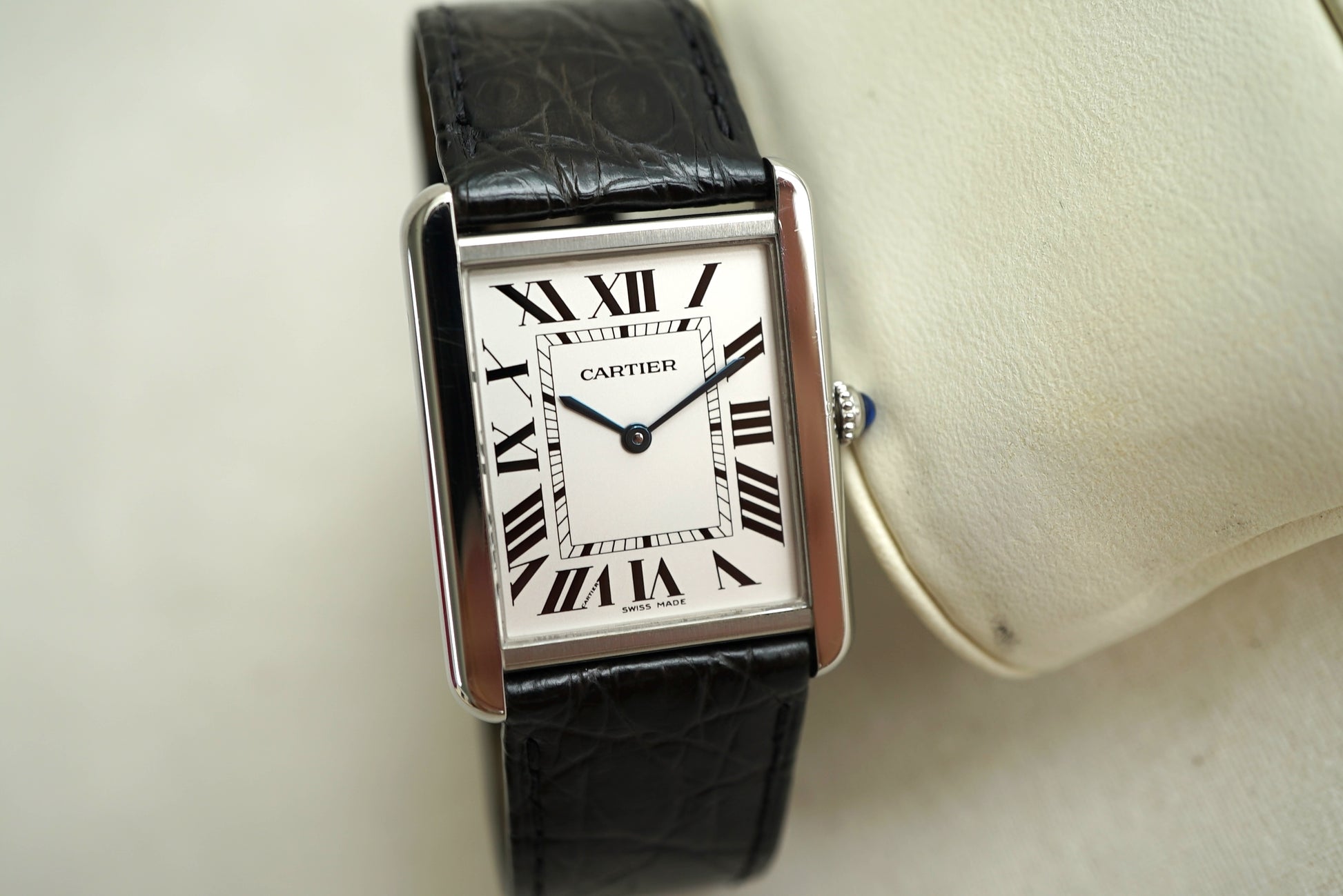 Cartier Tank Solo Large ref 2715 (W1018355) - Box & Papers from 2007
