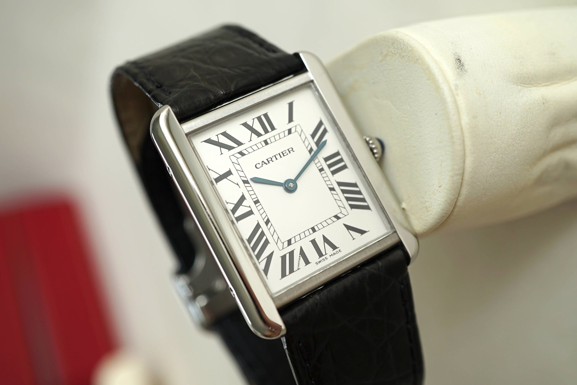 Cartier Tank Solo Large ref 2715 (W1018355) - Box & Papers from 2007