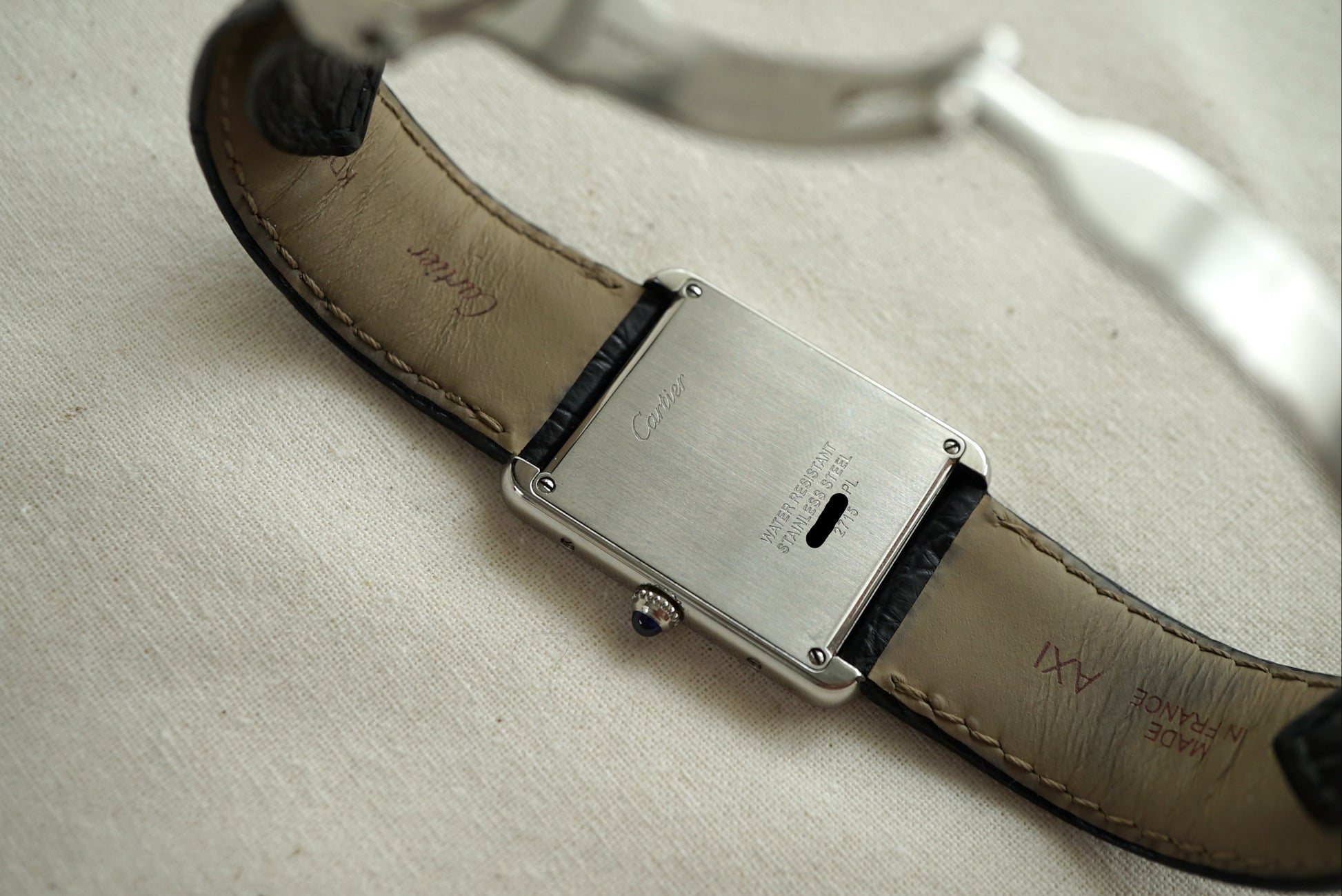 Cartier Tank Solo Large ref 2715 (W1018355) - Box & Papers from 2007