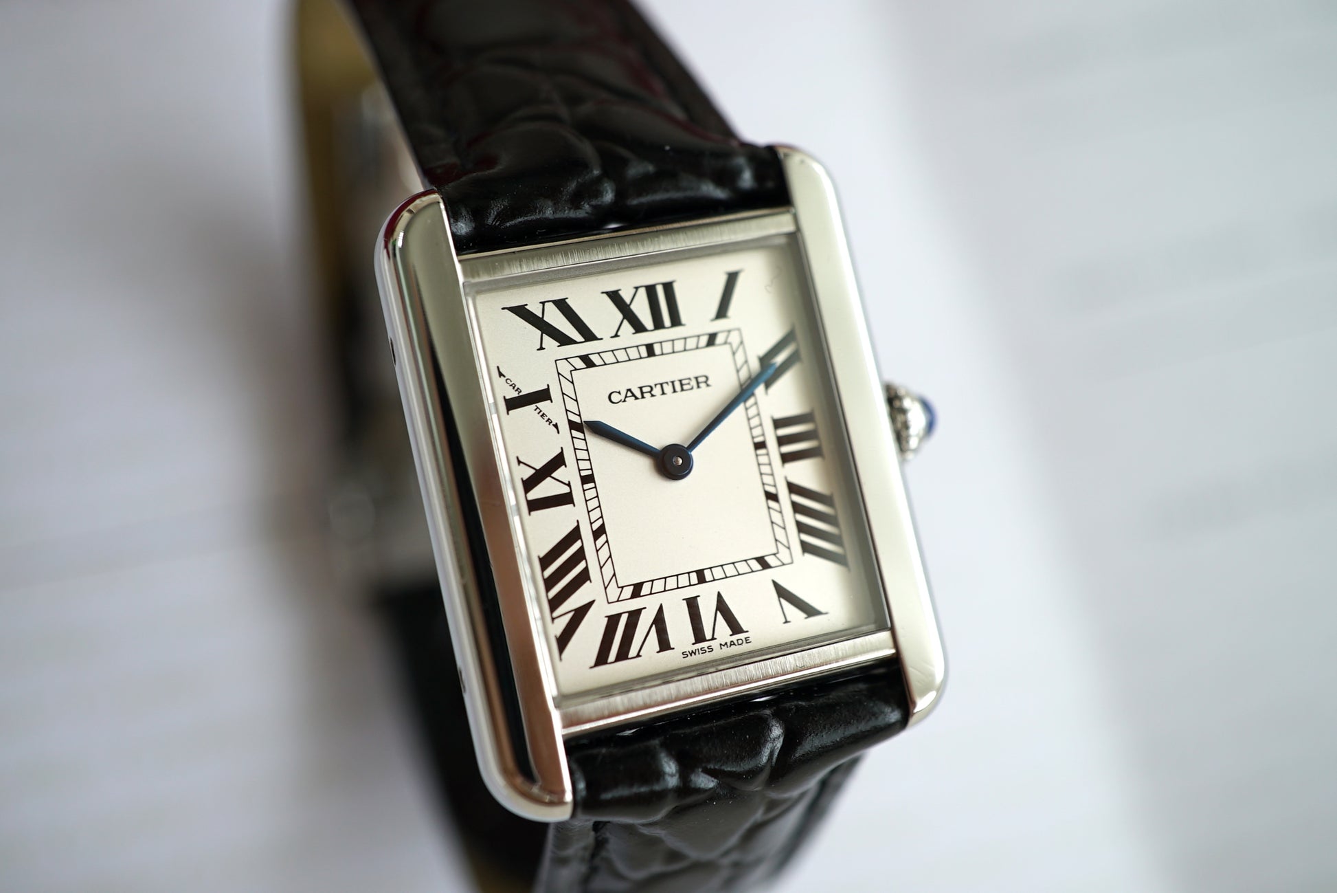 Cartier Tank Solo Small ref 2716 (W1018255) - Box & Papers from 2007