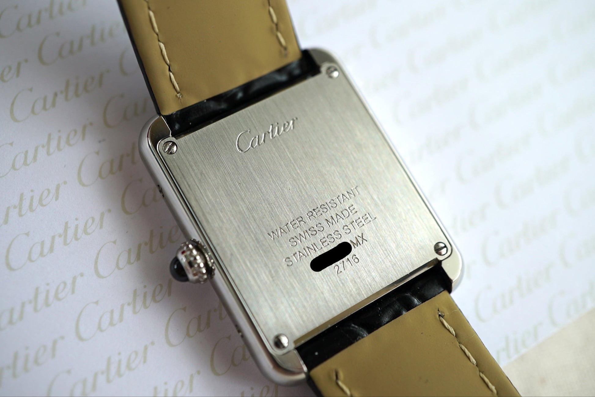 Cartier Tank Solo Small ref 2716 (W1018255) - Box & Papers from 2007