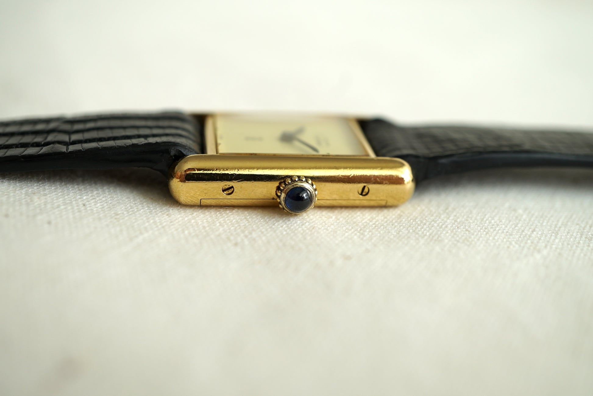 Cartier Tank Must Ladies - Eggshell dial - manual wind ref 3 from 1980's