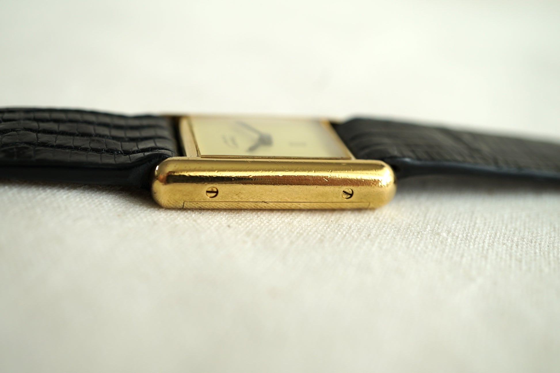 Cartier Tank Must Ladies - Eggshell dial - manual wind ref 3 from 1980's