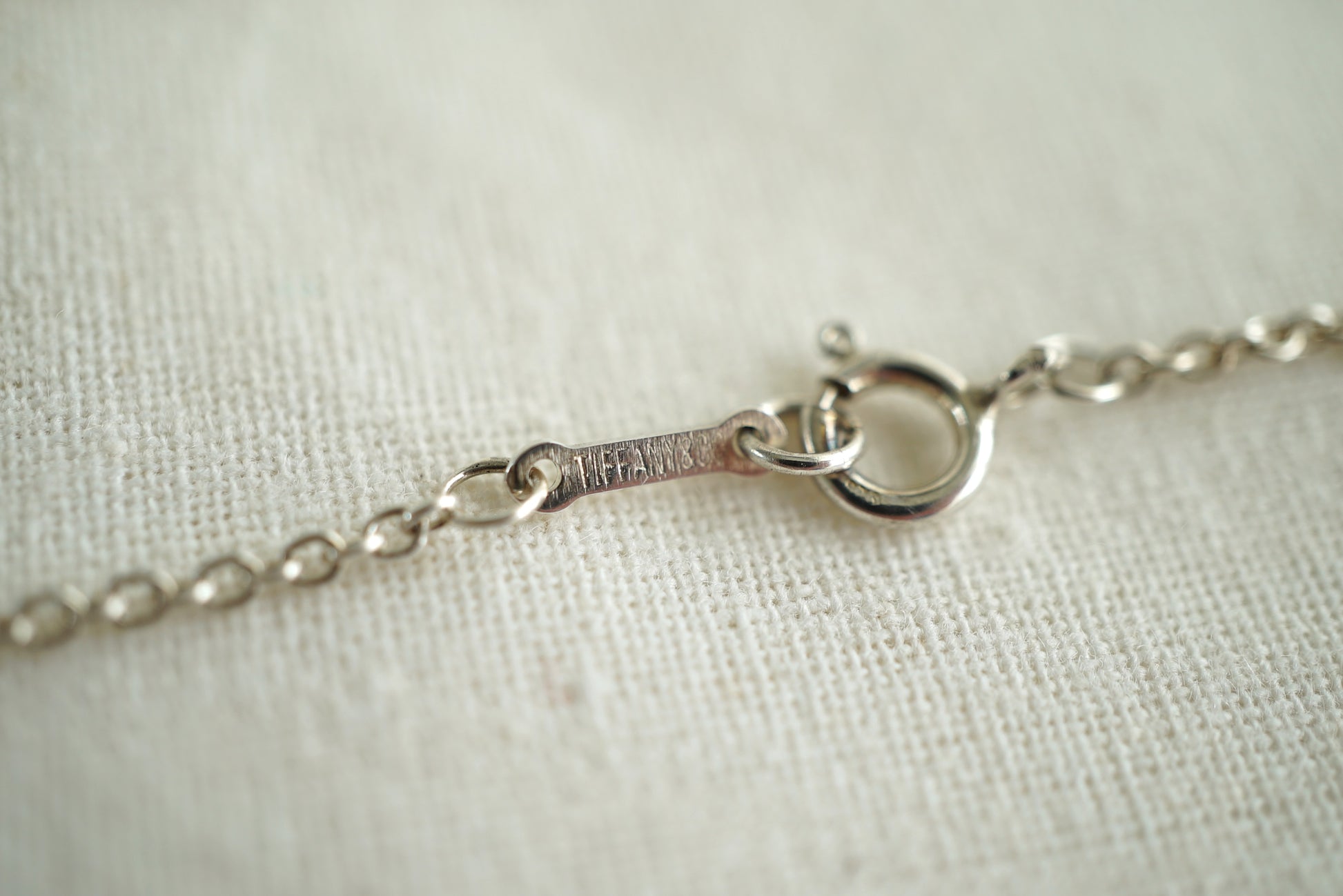 Tiffany & Co Open Heart Medium 925 sterling silver Elsa Peretti necklace