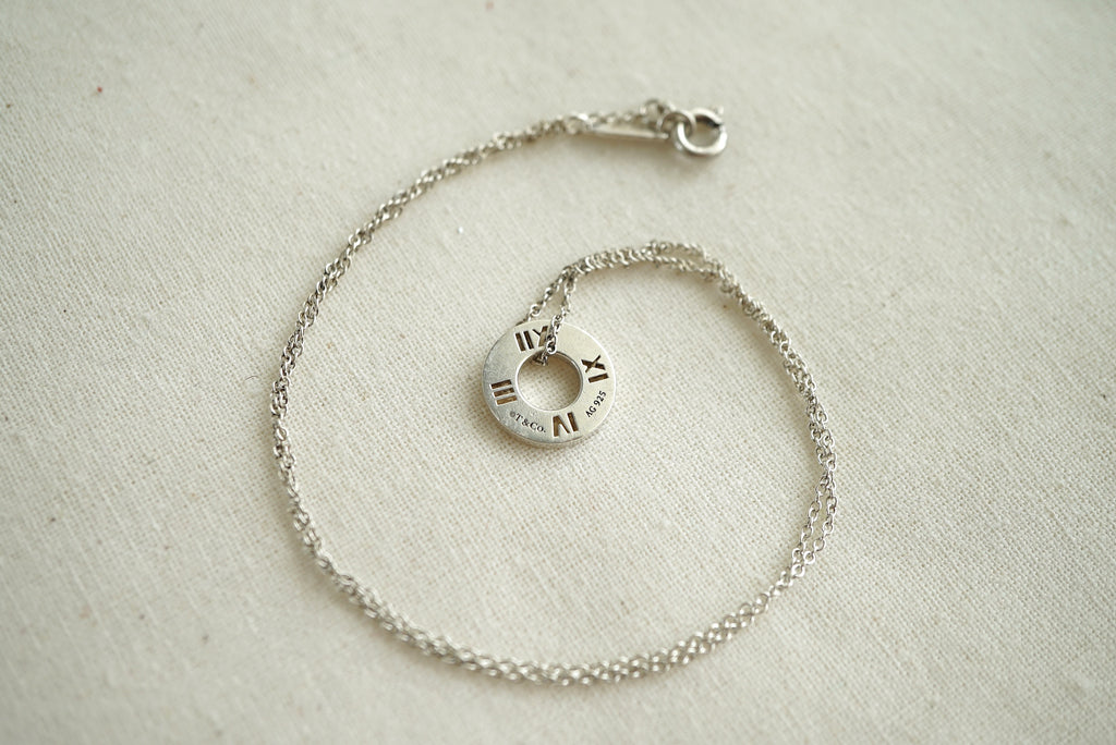 Tiffany & Co Atlas Small 925 sterling silver necklace