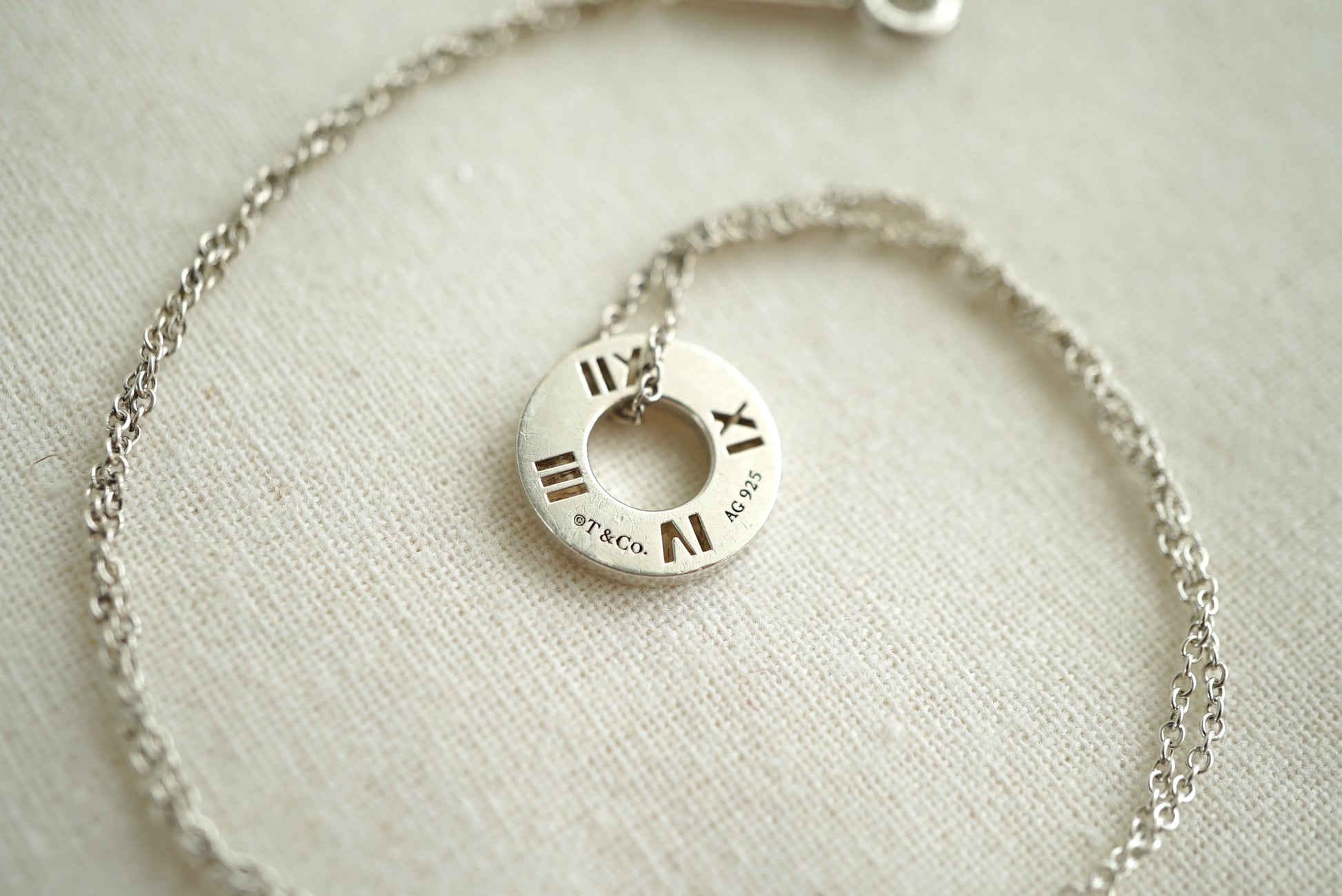 Tiffany & Co Atlas Small 925 sterling silver necklace