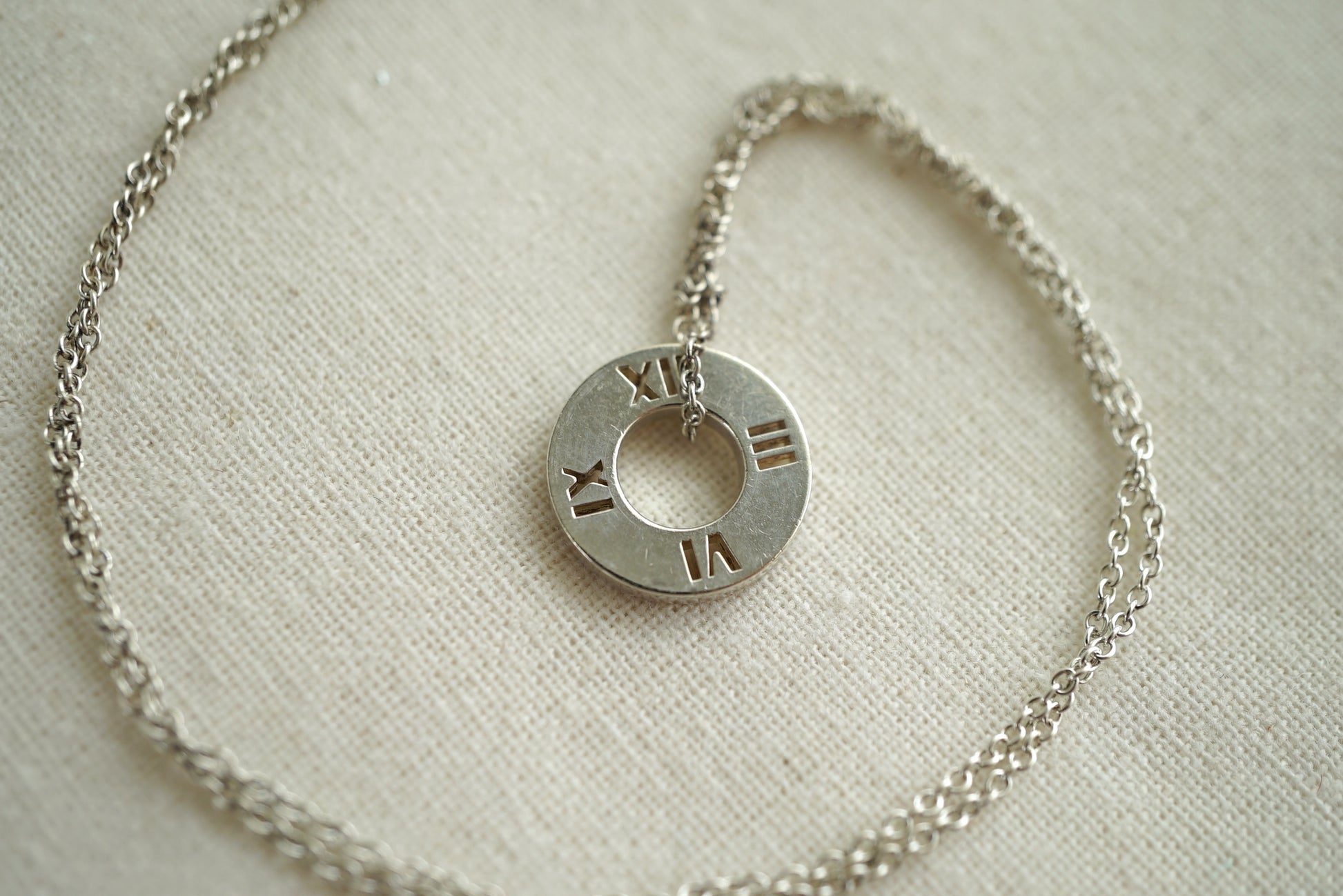 Tiffany & Co Atlas Small 925 sterling silver necklace