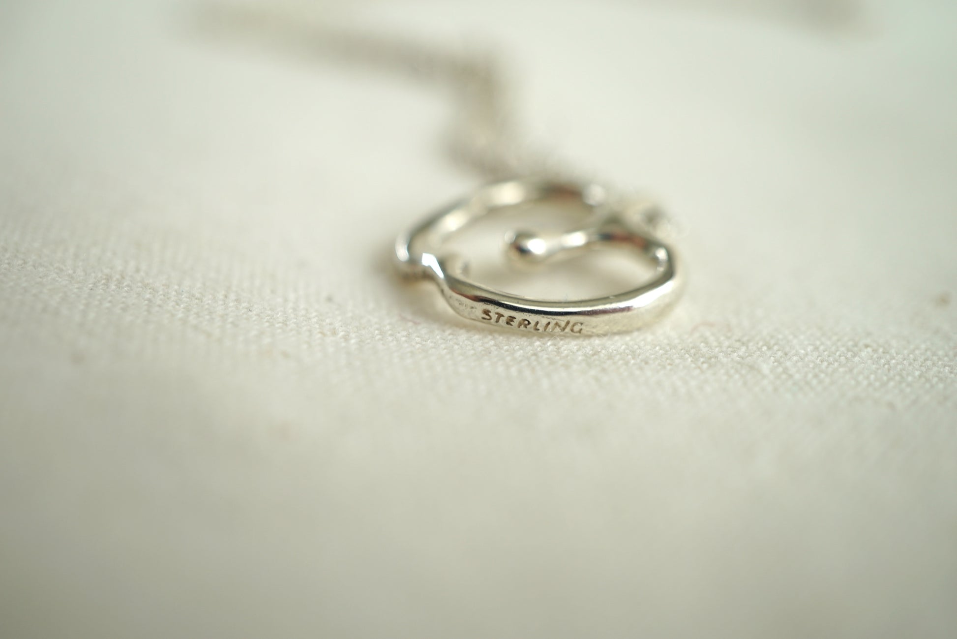Tiffany & Co Apple 925 sterling silver Elsa Peretti necklace