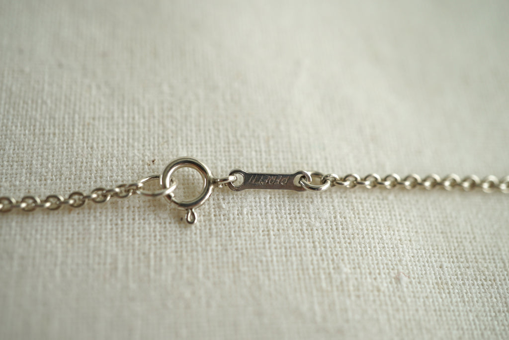 Tiffany & Co Apple 925 sterling silver Elsa Peretti necklace