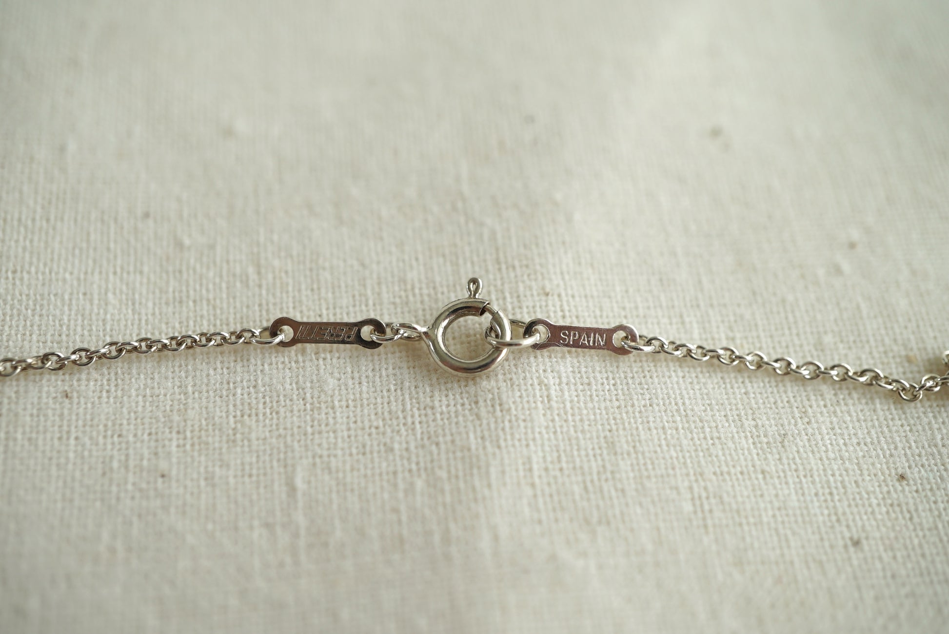 Tiffany & Co Round Pendant 925 sterling silver Elsa Peretti necklace
