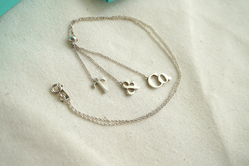 Tiffany & Co "T & Co" 925 sterling silver necklace - Complete w Box