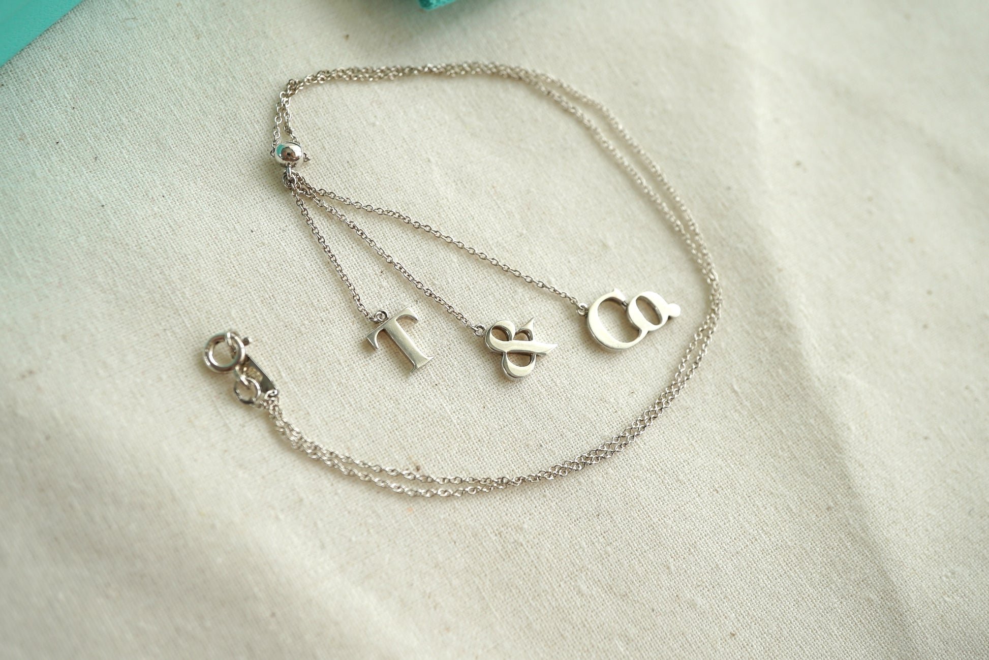 Tiffany & Co "T & Co" 925 sterling silver necklace - Complete w Box