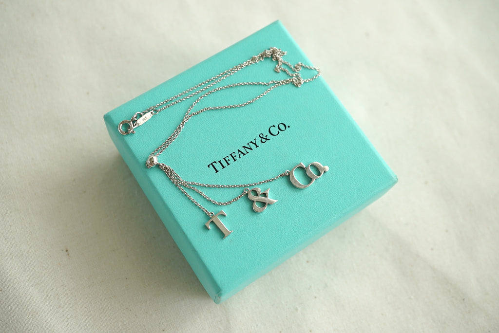 Tiffany & Co "T & Co" 925 sterling silver necklace - Complete w Box