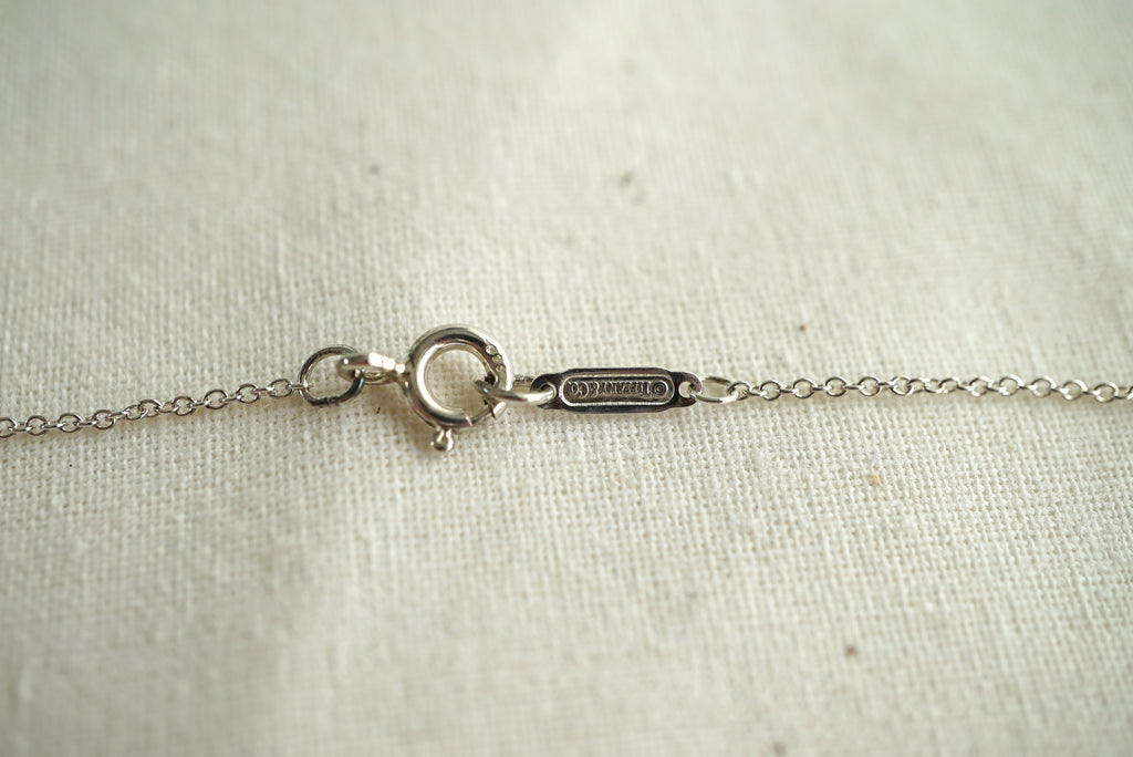 Tiffany & Co "T & Co" 925 sterling silver necklace - Complete w Box