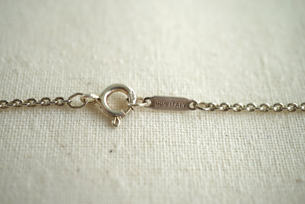 Tiffany & Co 1837 Circle 925 sterling silver necklace - Complete w Box