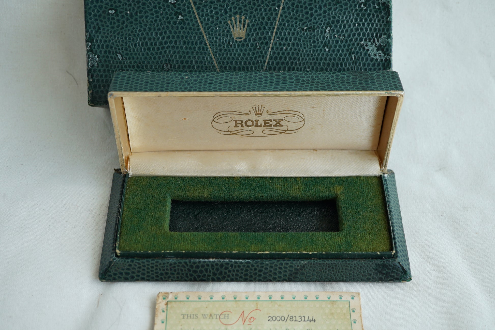 Rolex Box & Papers 1950's-1960's - For Submariner 5508, Oysterdate 6694, Chameleon 2000, Datejust...