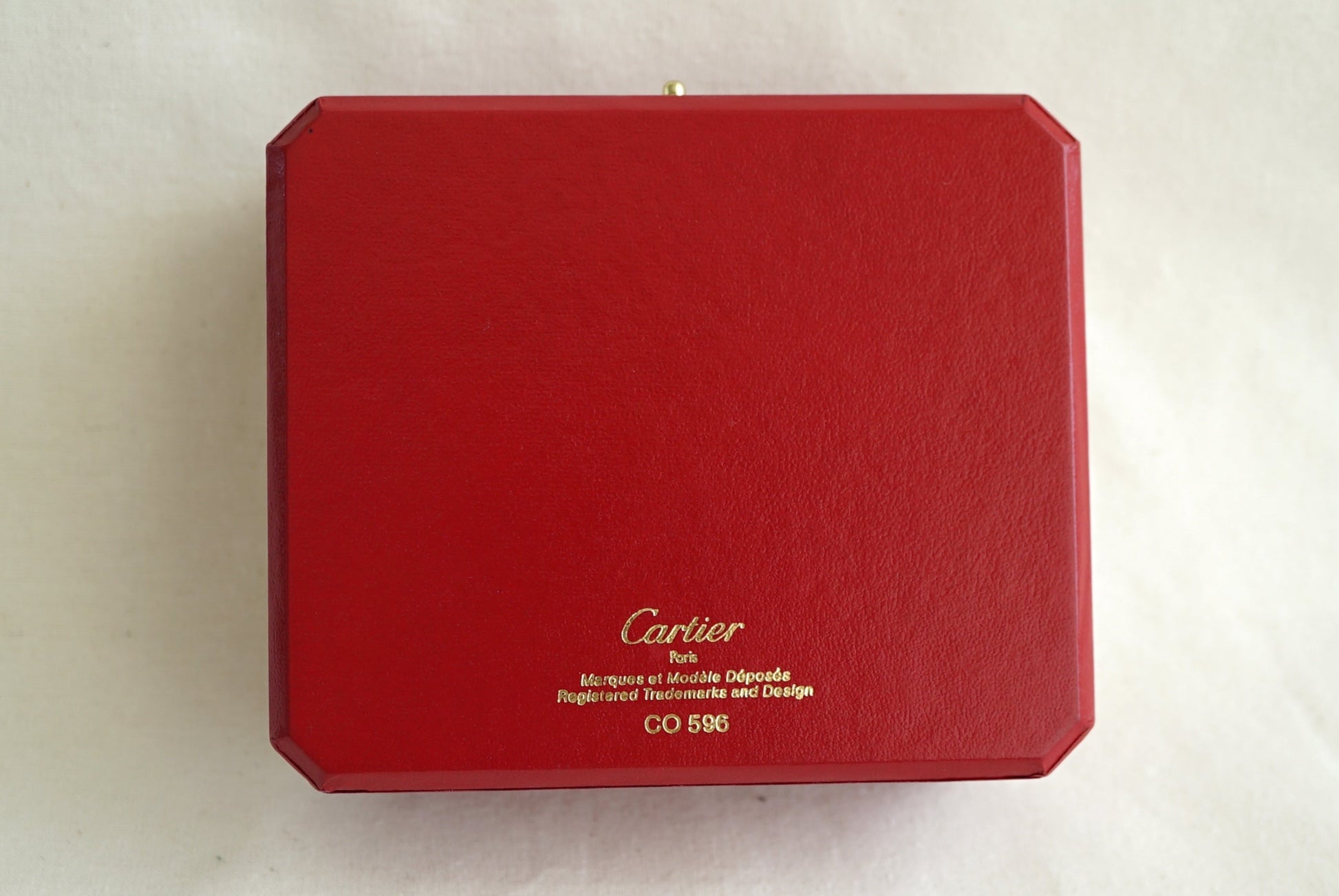 Cartier Panthere/Baignoire Mini Vintage Box w 18k GOLD Push Pin 1990's-2000's