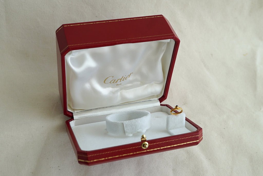 Cartier Panthere/Baignoire Mini Vintage Box w 18k GOLD Push Pin 1990's-2000's