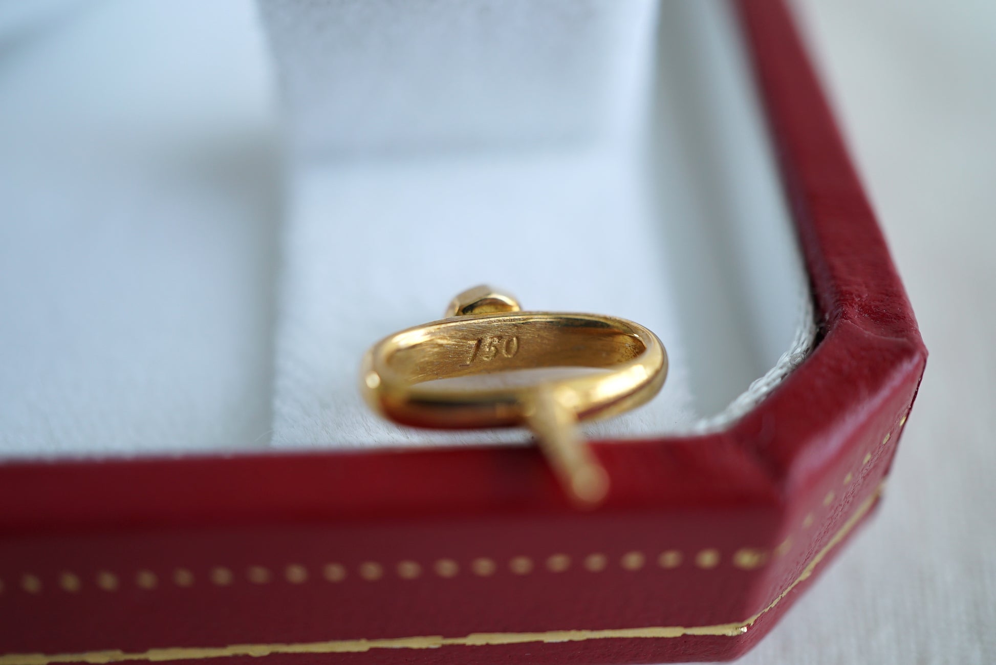 Cartier Panthere/Baignoire Mini Vintage Box w 18k GOLD Push Pin 1990's-2000's