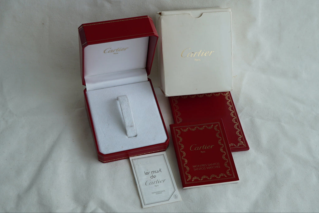 Cartier Santos Ladies Vintage Box Set 1980's-1990's