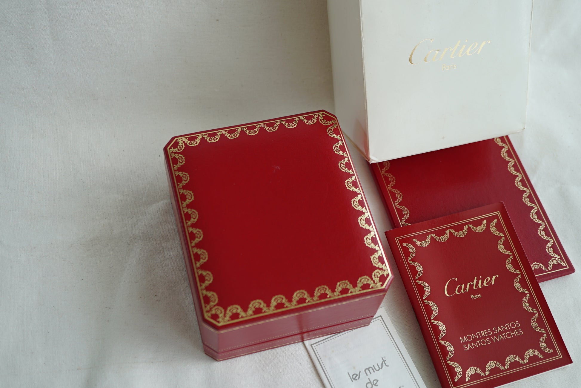 Cartier Santos Ladies Vintage Box Set 1980's-1990's