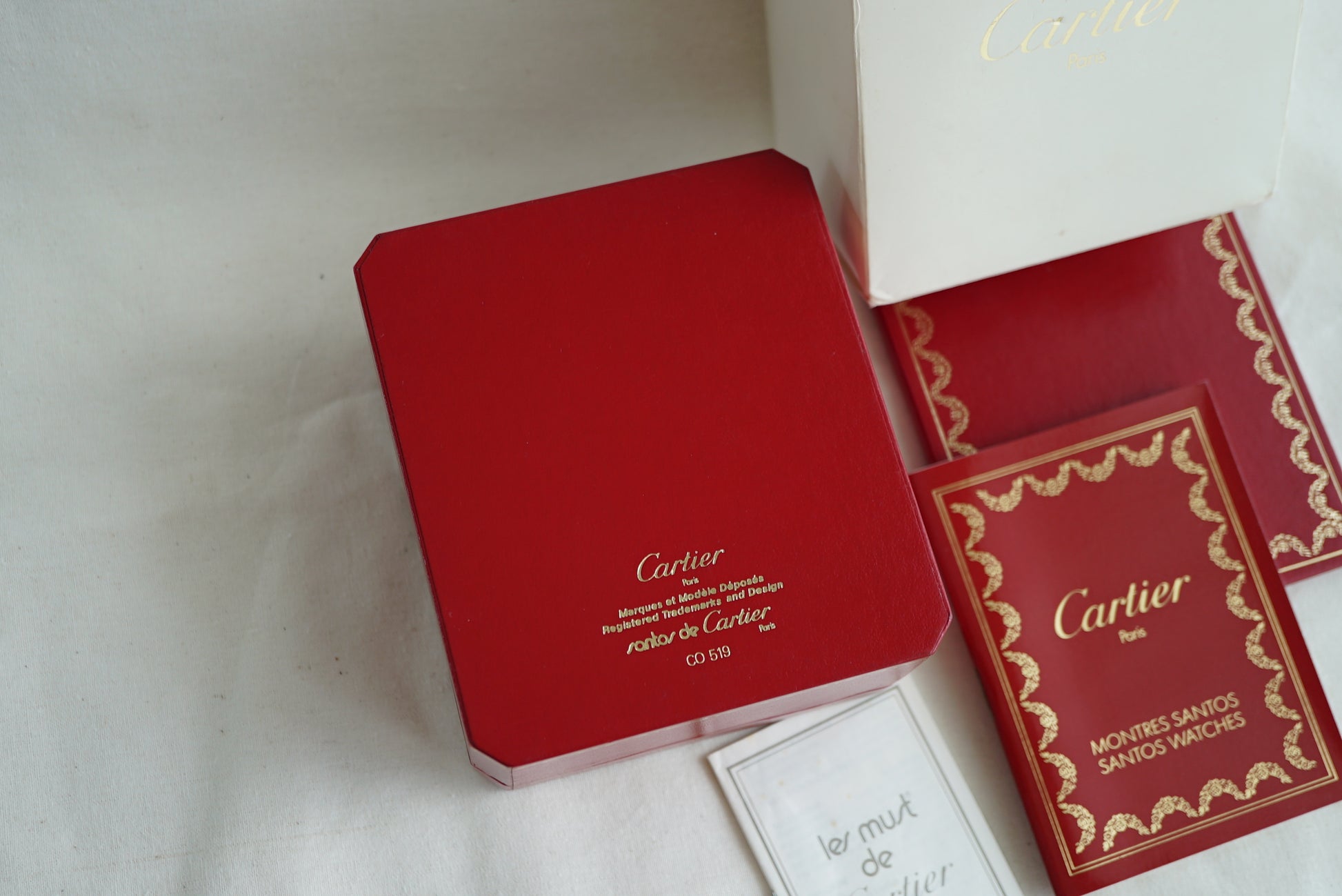 Cartier Santos Ladies Vintage Box Set 1980's-1990's