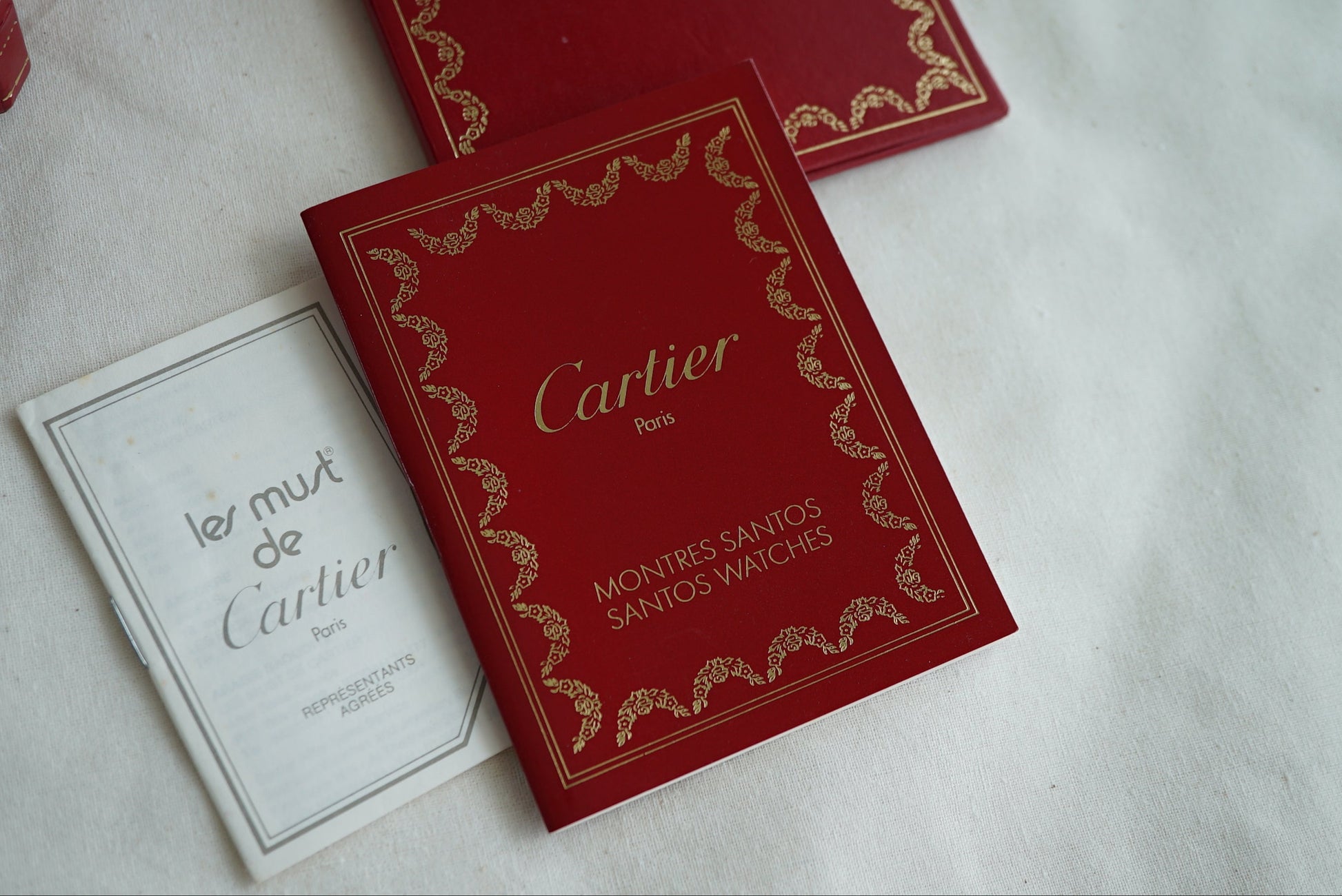 Cartier Santos Ladies Vintage Box Set 1980's-1990's