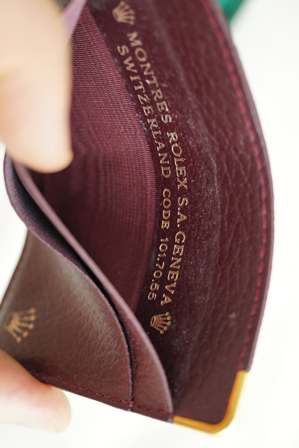 Rolex Card / Certificate Holder Brown (Day-Date) 101.70.55 - 1980's-1990's