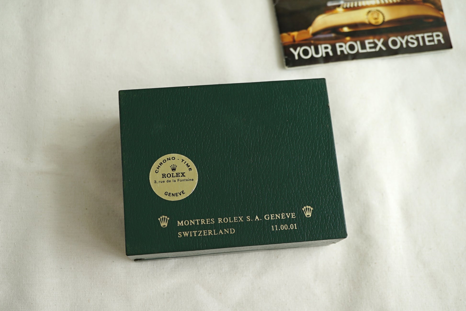 Rolex Box Set 1980's Moon Crater - Submariner, Explorer, GMT, Datejust, Date, ... 15505 - 11.00.01