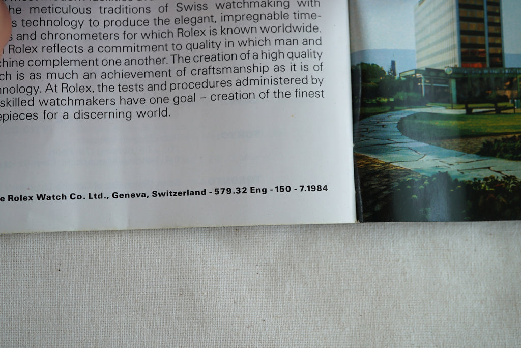 Rolex Box Set Late 1970's - 1980's - Submariner, Explorer, GMT, Datejust, Date, ... 67.00.03