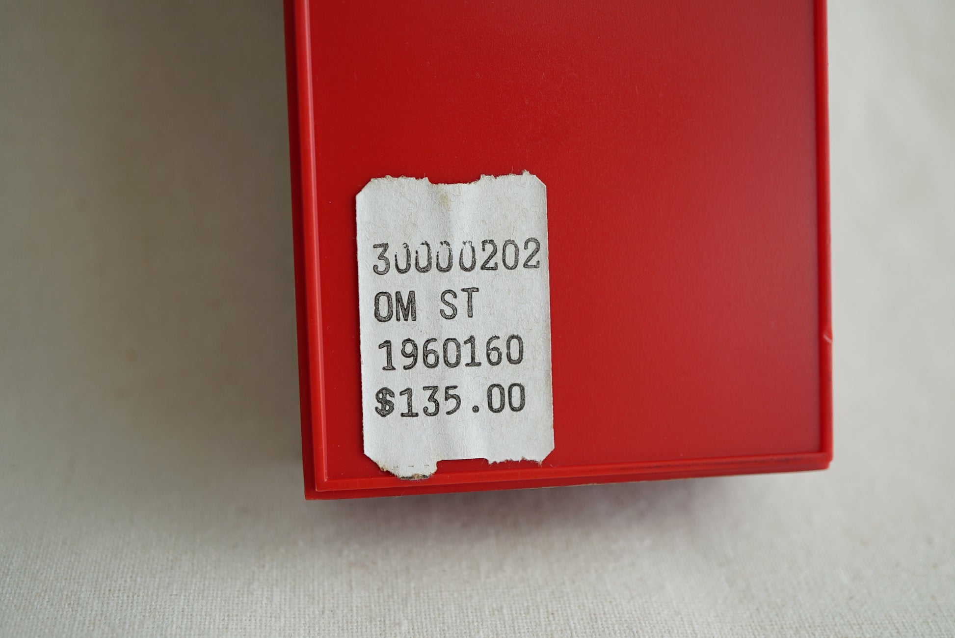 Omega vintage men's box 1960-1970's - 196.0160 - MR6-286