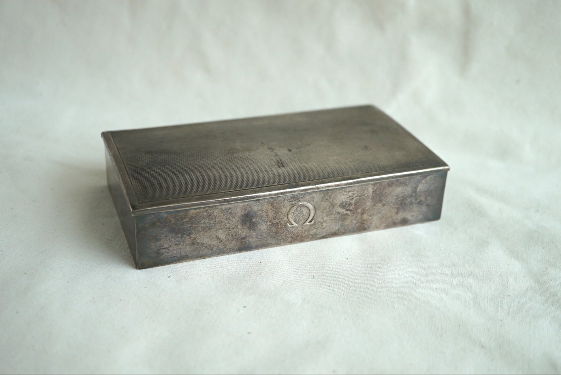 Omega SOLID SILVER 925 Jezler vintage men's box 1950's - Constellation De Luxe & Grand Luxe