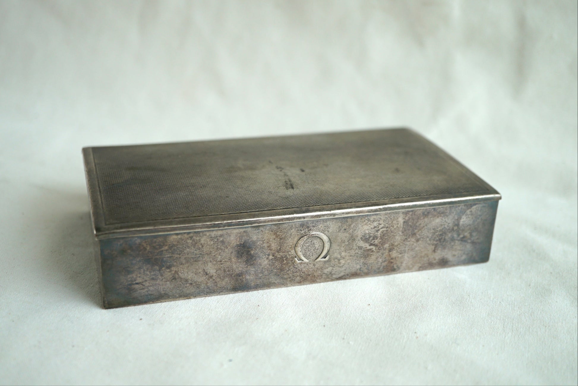 Omega SOLID SILVER 925 Jezler vintage men's box 1950's - Constellation De Luxe & Grand Luxe