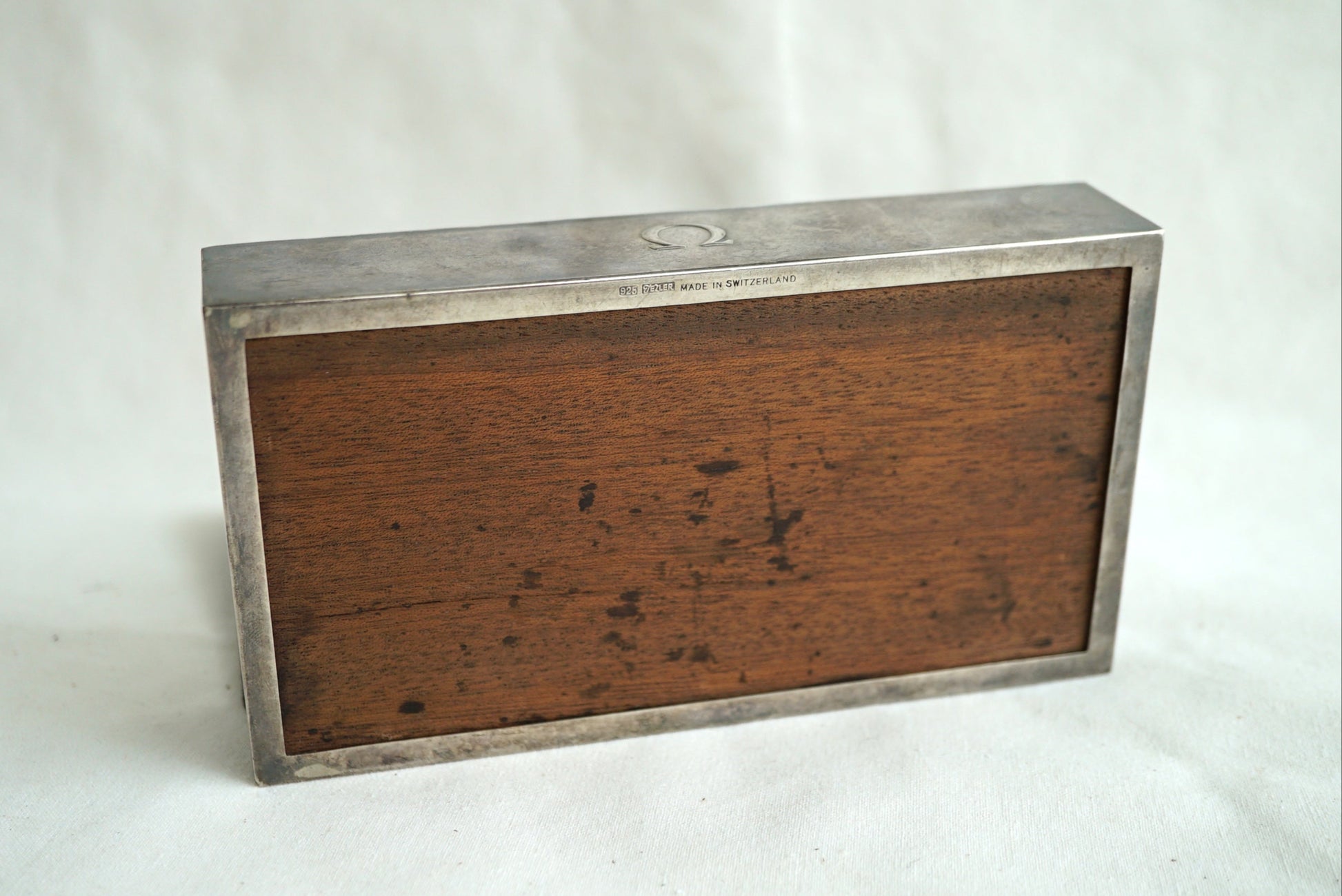 Omega SOLID SILVER 925 Jezler vintage men's box 1950's - Constellation De Luxe & Grand Luxe