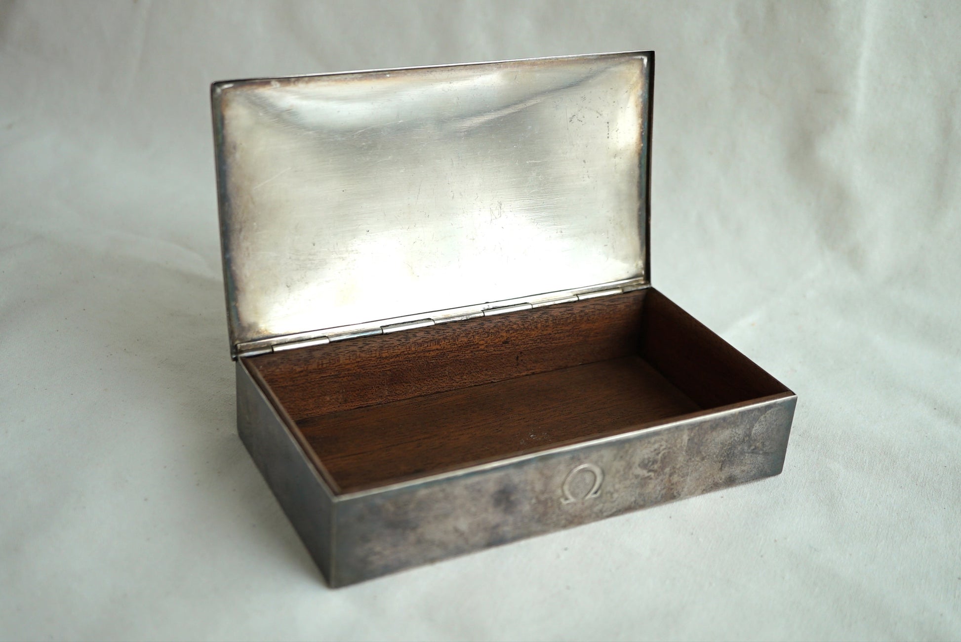 Omega SOLID SILVER 925 Jezler vintage men's box 1950's - Constellation De Luxe & Grand Luxe