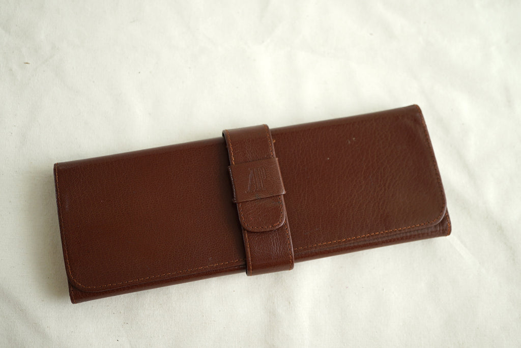 Audemars Piguet Watch Box / Travel pouch - 1980-1990's - brown leather