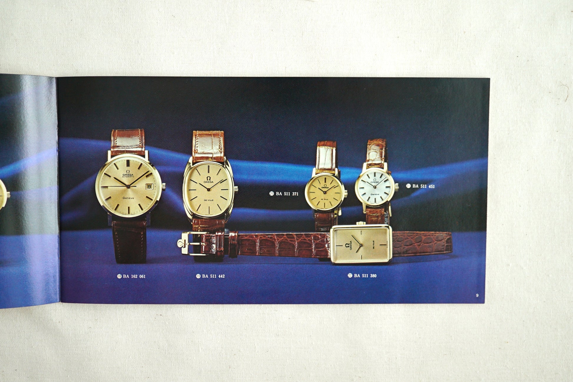 Omega Collection Booklet from 1977 - Japan Market exclusives + price list