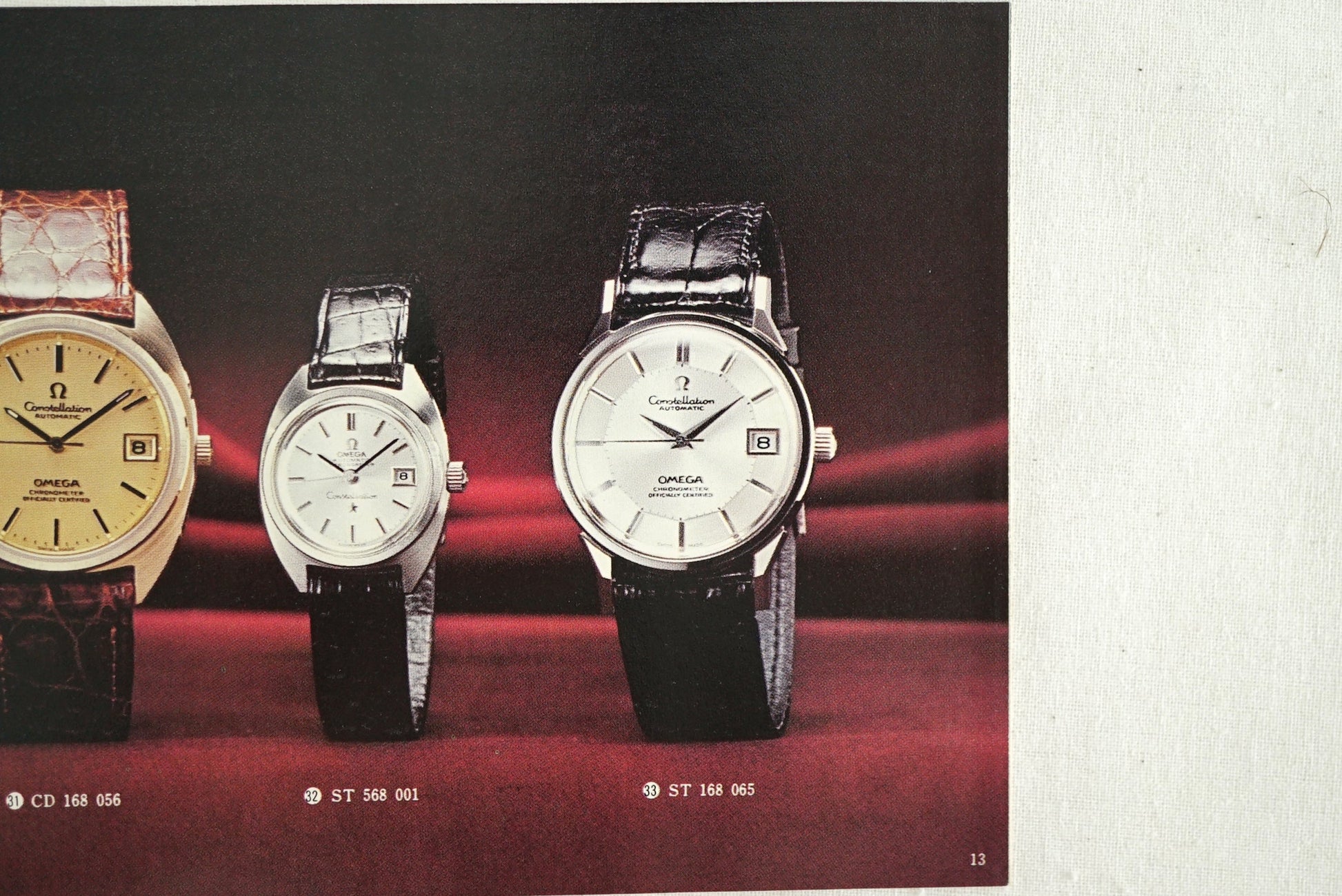 Omega Collection Booklet from 1977 - Japan Market exclusives + price list