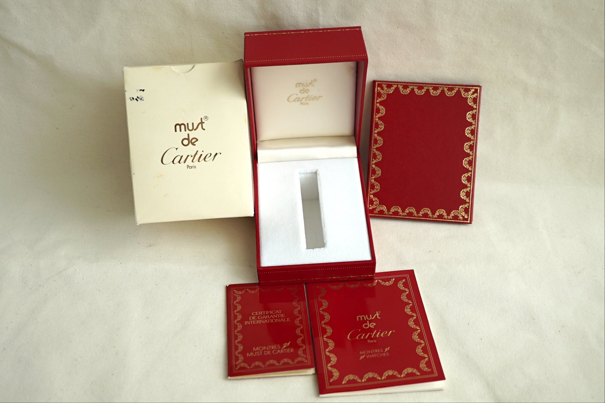 Cartier Must 21 Vintage Box & Papers set 1980's-1990's - 543