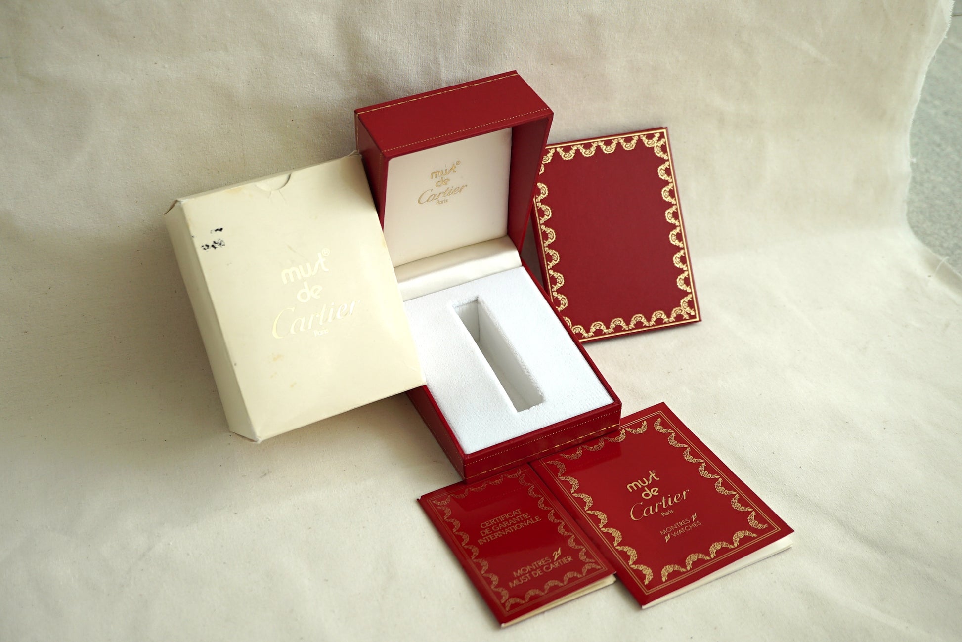 Cartier Must 21 Vintage Box & Papers set 1980's-1990's - 543